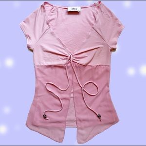 Y2K Babydoll Top